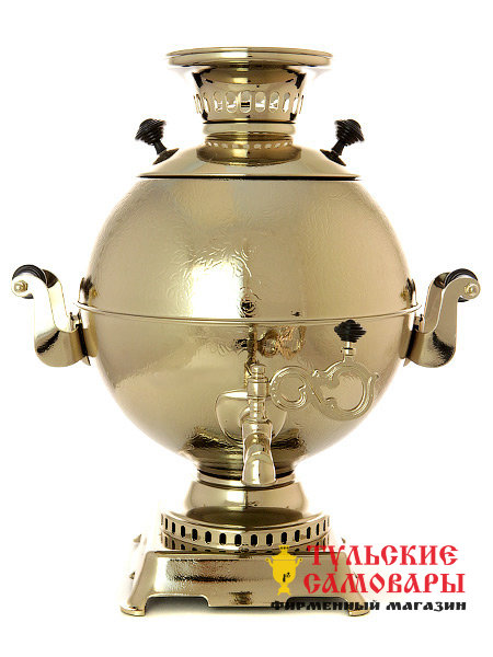 Электрический самовар 5 литров желтый "шар", арт. 110268 фото 1 — Samovars.ru